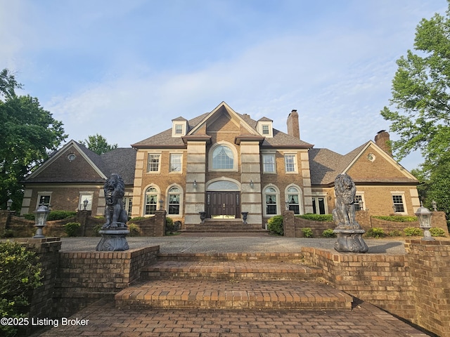 3501 Trinidad Ct, Lexington, KY 40509 - colonial-style house featuring a chimney
