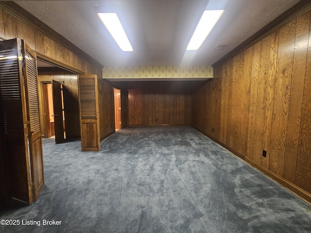 3501 Trinidad Ct, Lexington, KY 40509 - finished below grade area featuring dark carpet and wooden walls