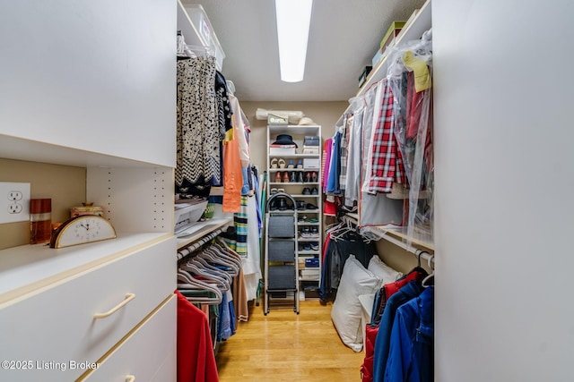 8415 Hurstbourne Woods Pl, Louisville, KY 40299 - spacious closet featuring wood finished floors
