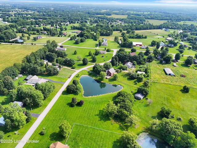 79 Meadow Lake Dr, Taylorsville, KY 40071 - aerial view of sparsely populated area with a nearby body of water and property boundaries highlighted