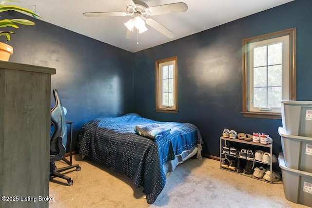 2312 Blevins Gap Rd, Louisville, KY 40272 - bedroom featuring carpet floors and ceiling fan