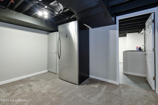8504 Bambi Way, Louisville, KY 40214 - finished basement featuring carpet flooring and baseboards