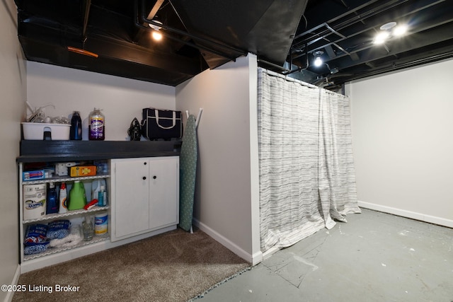 8504 Bambi Way, Louisville, KY 40214 - basement with baseboards