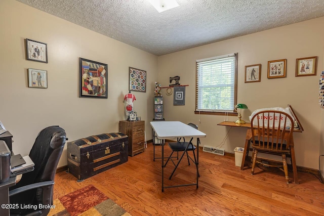 2149 Shrewsbury Rd, Leitchfield, KY 42754 - office space with wood finished floors and a textured ceiling