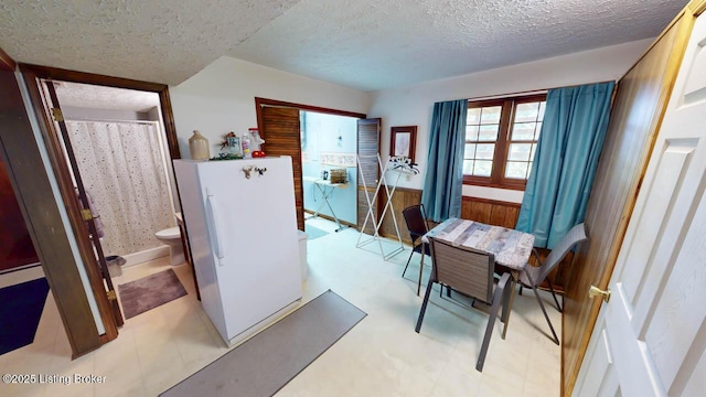 2149 Shrewsbury Rd, Leitchfield, KY 42754 - dining space with a textured ceiling