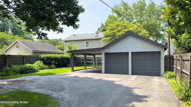 3615 Hycliffe Ave, Louisville, KY 40207 - view of front of house with an outbuilding and a detached garage
