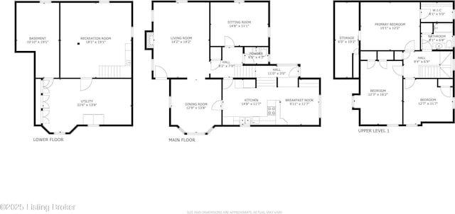 3615 Hycliffe Ave, Louisville, KY 40207 - view of floor plan / room layout