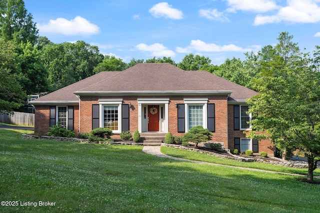 7104 Fox Harbor Rd, Prospect, KY 40059 - view of front of property featuring brick siding and roof with shingles