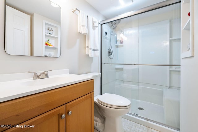 7104 Fox Harbor Rd, Prospect, KY 40059 - bathroom featuring vanity and a stall shower
