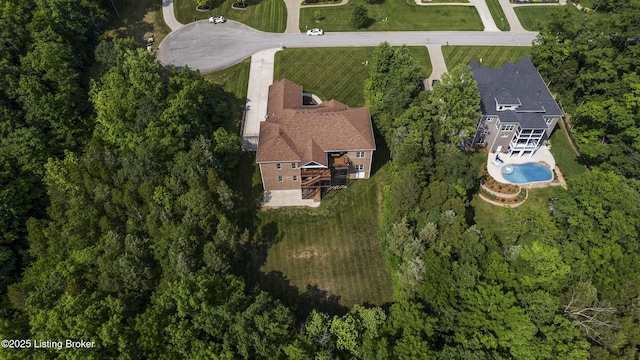 6103 Winkler Rd, Crestwood, KY 40014 - aerial view of property's location featuring a pool area