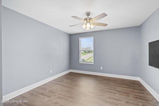 4066 Firestone Way, Shelbyville, KY 40065 - empty room with wood finished floors and ceiling fan