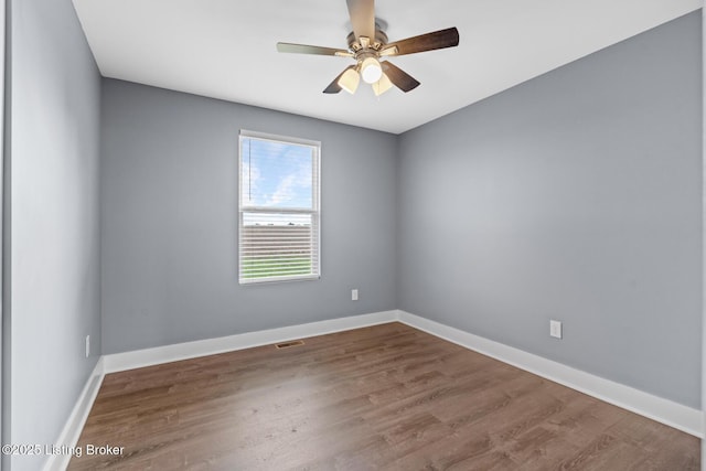 4066 Firestone Way, Shelbyville, KY 40065 - spare room featuring wood finished floors and ceiling fan