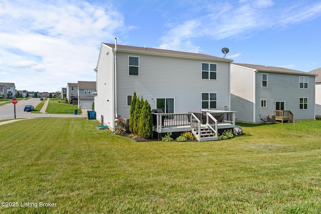 4066 Firestone Way, Shelbyville, KY 40065 - back of house featuring a deck and a yard