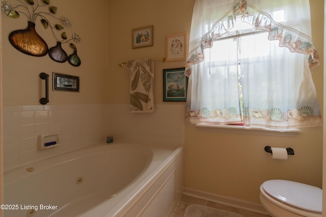 115 Canewood Blvd, Georgetown, KY 40324 - bathroom featuring a jetted tub and tile patterned flooring