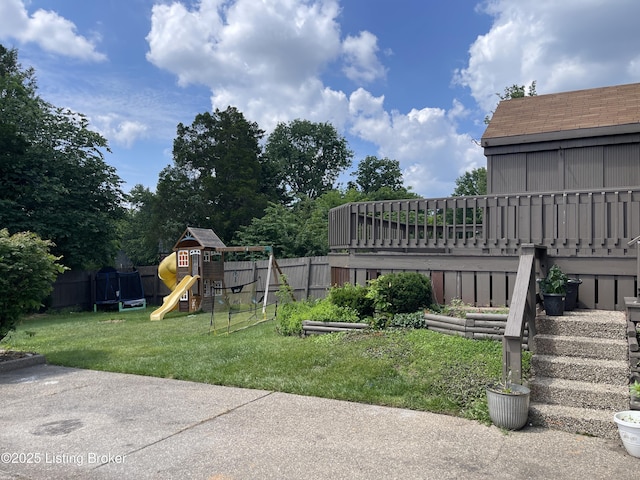 402 Bromwell Dr, Louisville, KY 40245 - view of yard featuring a playground