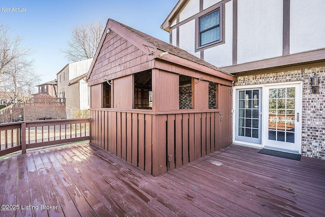 402 Bromwell Dr, Louisville, KY 40245 - view of wooden terrace