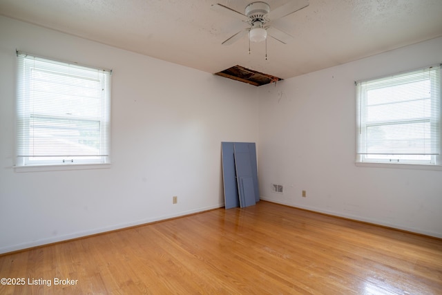 7906 Brynwood Ct, Louisville, KY 40291 - empty room featuring light wood-style floors and a ceiling fan