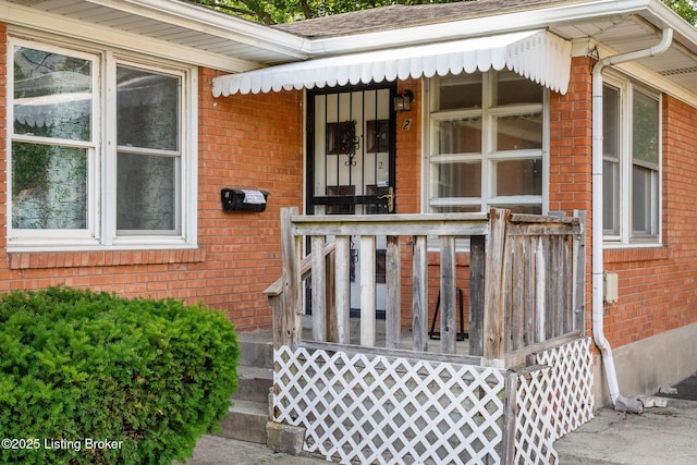 1833 Farnsley Rd, Louisville, KY 40216 - property entrance featuring brick siding