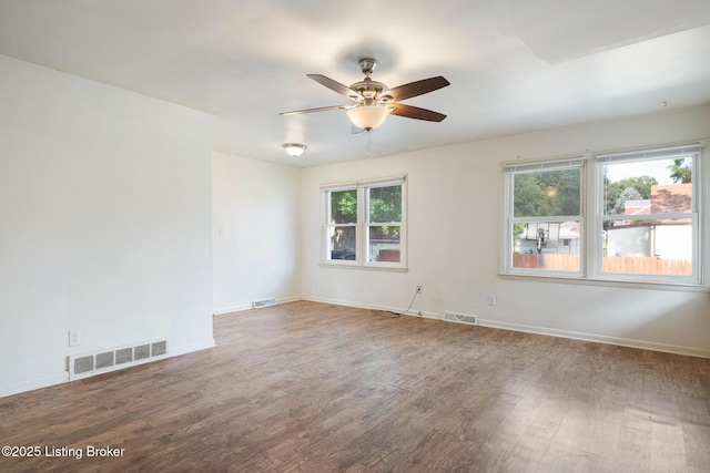1833 Farnsley Rd, Louisville, KY 40216 - spare room featuring wood finished floors and ceiling fan