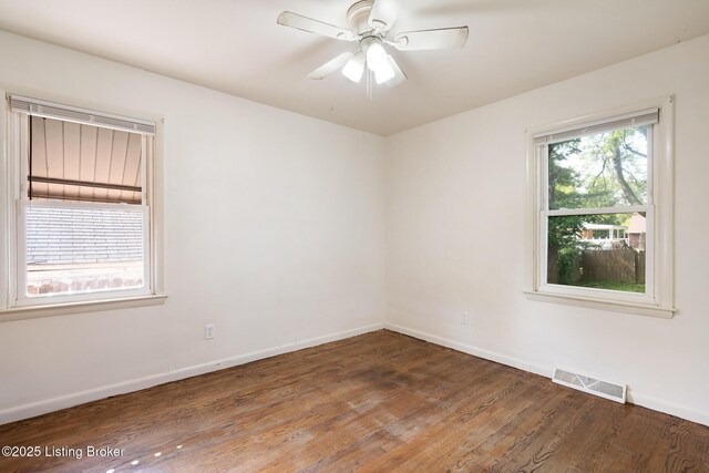 1833 Farnsley Rd, Louisville, KY 40216 - unfurnished room featuring wood finished floors and ceiling fan