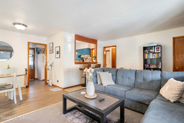1833 Farnsley Rd, Louisville, KY 40216 - living room with light wood-style flooring and baseboards