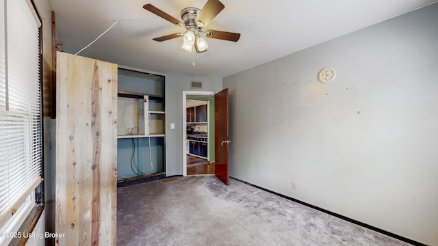 116 E Southern Heights Ave, Louisville, KY 40214 - unfurnished bedroom with carpet and ceiling fan
