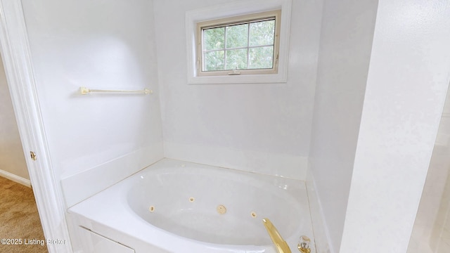 4301 Juniper Forest Pl, Louisville, KY 40245 - full bath with a whirlpool tub and baseboards