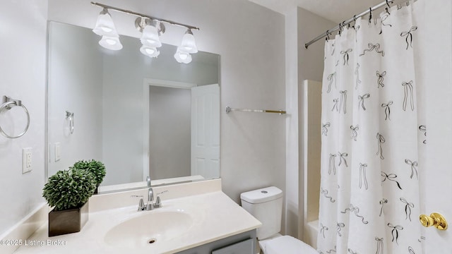 4301 Juniper Forest Pl, Louisville, KY 40245 - bathroom with vanity and shower / bath combo with shower curtain