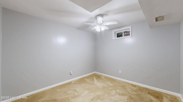 4301 Juniper Forest Pl, Louisville, KY 40245 - spare room featuring light colored carpet and a ceiling fan