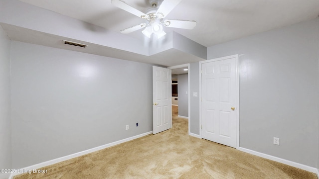 4301 Juniper Forest Pl, Louisville, KY 40245 - unfurnished bedroom featuring light colored carpet and a ceiling fan