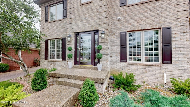 4301 Juniper Forest Pl, Louisville, KY 40245 - view of exterior entry with brick siding