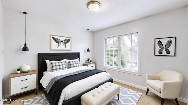 4301 Juniper Forest Pl, Louisville, KY 40245 - bedroom with baseboards and light carpet