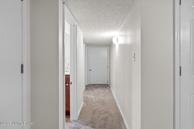 1376 Darlene Ct, Radcliff, KY 40160 - corridor featuring a textured ceiling and light carpet