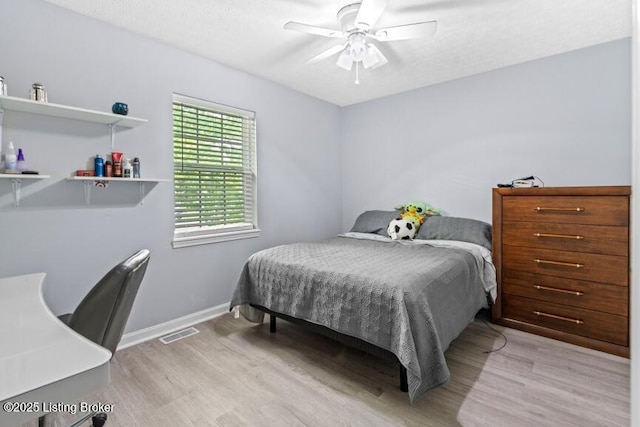 1376 Darlene Ct, Radcliff, KY 40160 - bedroom featuring wood finished floors and ceiling fan