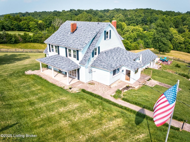 3591 Bardstown Rd, Lawrenceburg, KY 40342 - view from above of property featuring a forest