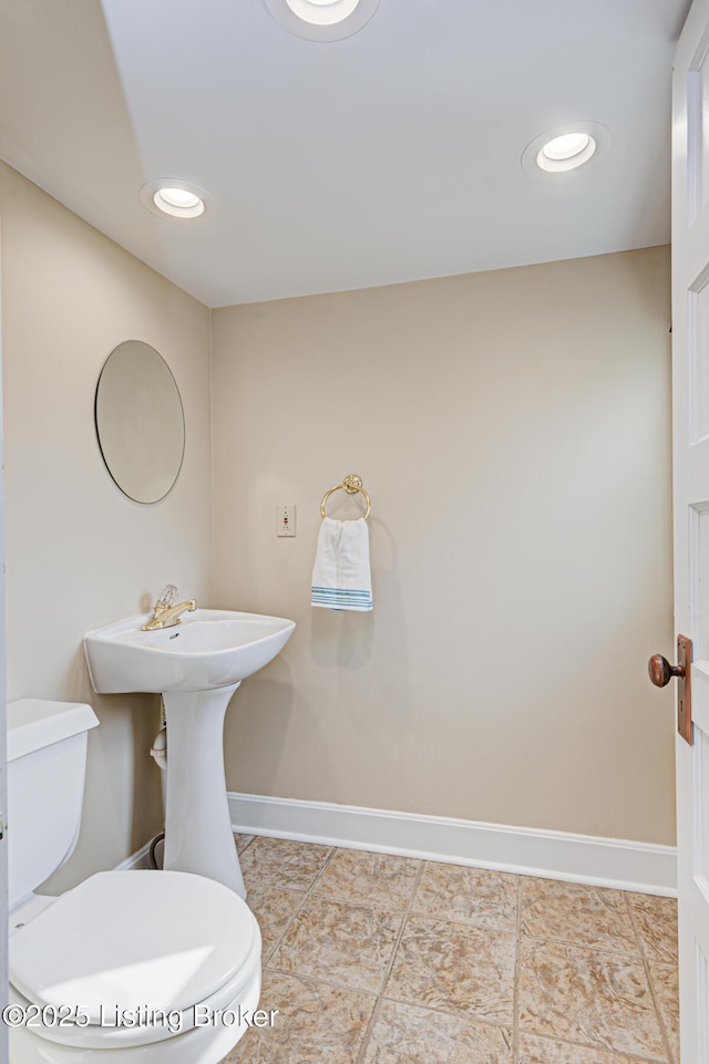 3591 Bardstown Rd, Lawrenceburg, KY 40342 - bathroom featuring toilet and tile patterned floors