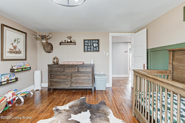 3591 Bardstown Rd, Lawrenceburg, KY 40342 - bedroom with dark wood-style flooring and baseboards