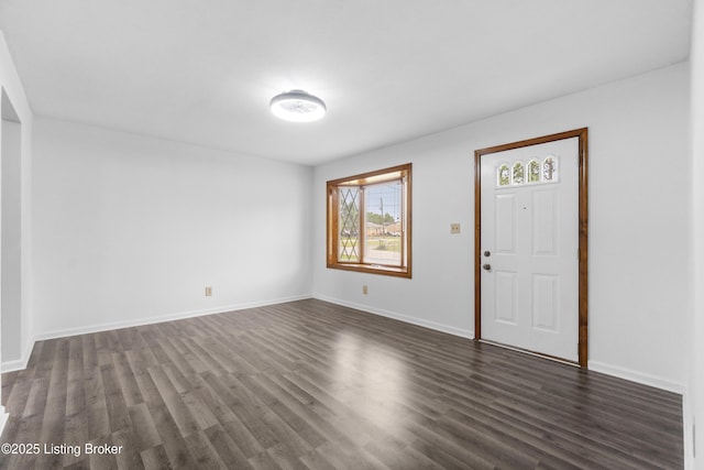 6325 Hackberry Way, Louisville, KY 40229 - entrance foyer with dark wood-style floors