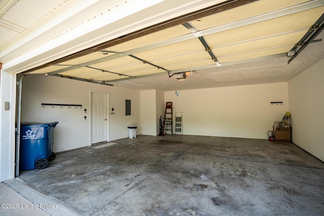 1003 Persimmon Pl, La Grange, KY 40031 - garage with a garage door opener and electric panel