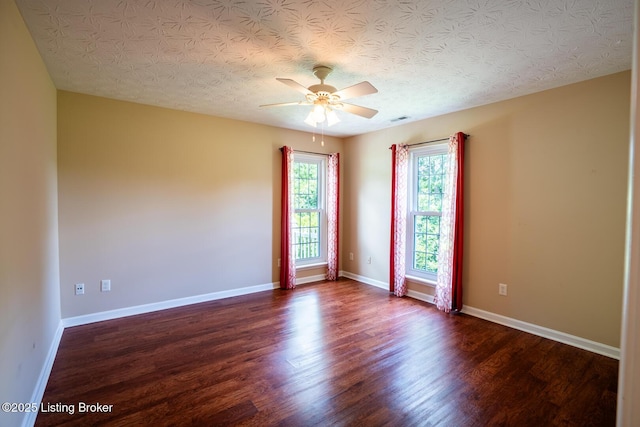 1003 Persimmon Pl, La Grange, KY 40031 - spare room with dark wood-type flooring and a ceiling fan