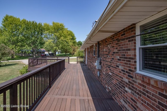 10563 S Dixie Hwy, Sonora, KY 42776 - wooden deck with a lawn