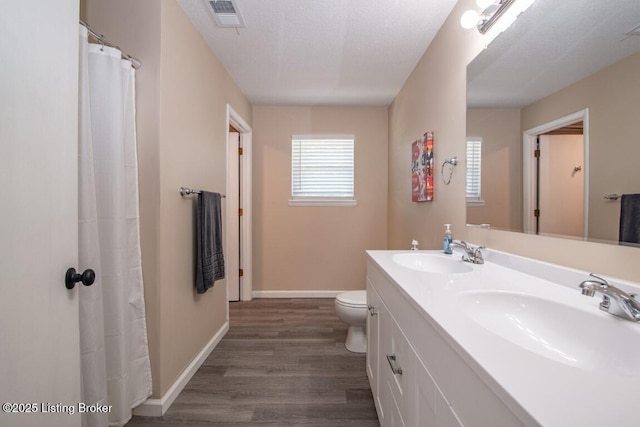 10563 S Dixie Hwy, Sonora, KY 42776 - bathroom featuring wood finished floors and double vanity