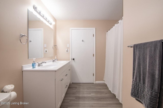 10563 S Dixie Hwy, Sonora, KY 42776 - bathroom with double vanity and wood finished floors