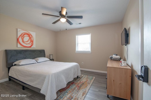 10563 S Dixie Hwy, Sonora, KY 42776 - bedroom with wood finished floors and ceiling fan