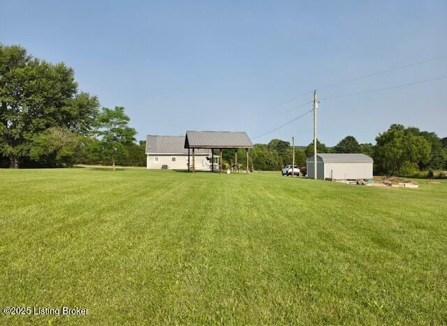 1515 Concord Rd, Falls Of Rough, KY 40119 - view of grassy yard featuring an outbuilding