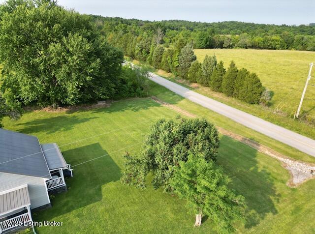 1515 Concord Rd, Falls Of Rough, KY 40119 - aerial view of a heavily wooded area