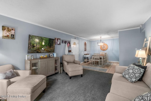 6711 Gunston Ln Unit H10, Prospect, KY 40059 - living area featuring crown molding and carpet