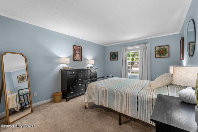 6711 Gunston Ln Unit H10, Prospect, KY 40059 - bedroom featuring ornamental molding and light colored carpet