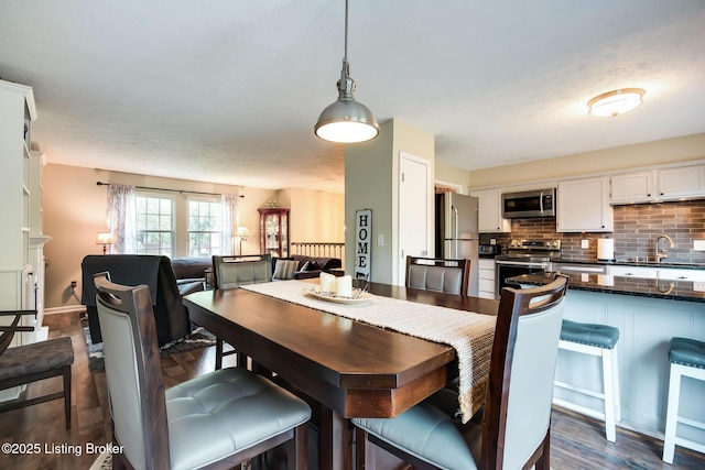7327 Sideoats Dr, Crestwood, KY 40014 - dining room featuring dark wood-type flooring