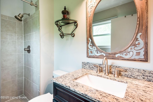 7327 Sideoats Dr, Crestwood, KY 40014 - full bath with vanity and a tile shower